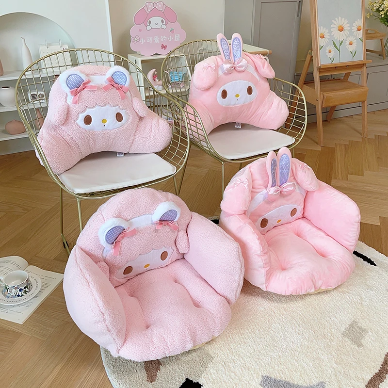 Comfortable My Melody Back Cushion My Sweet Piano Seat Cushion Thickened Sitting Cushion Chair Sofa Bed Home Decor Girl