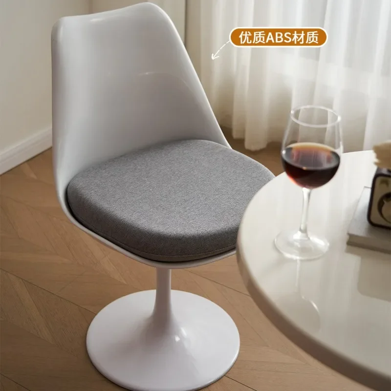 Tulip Leisure Dining Chair Eames Swivel Coffee Beauty Salon Reception Negotiation Chair Creative Armrest