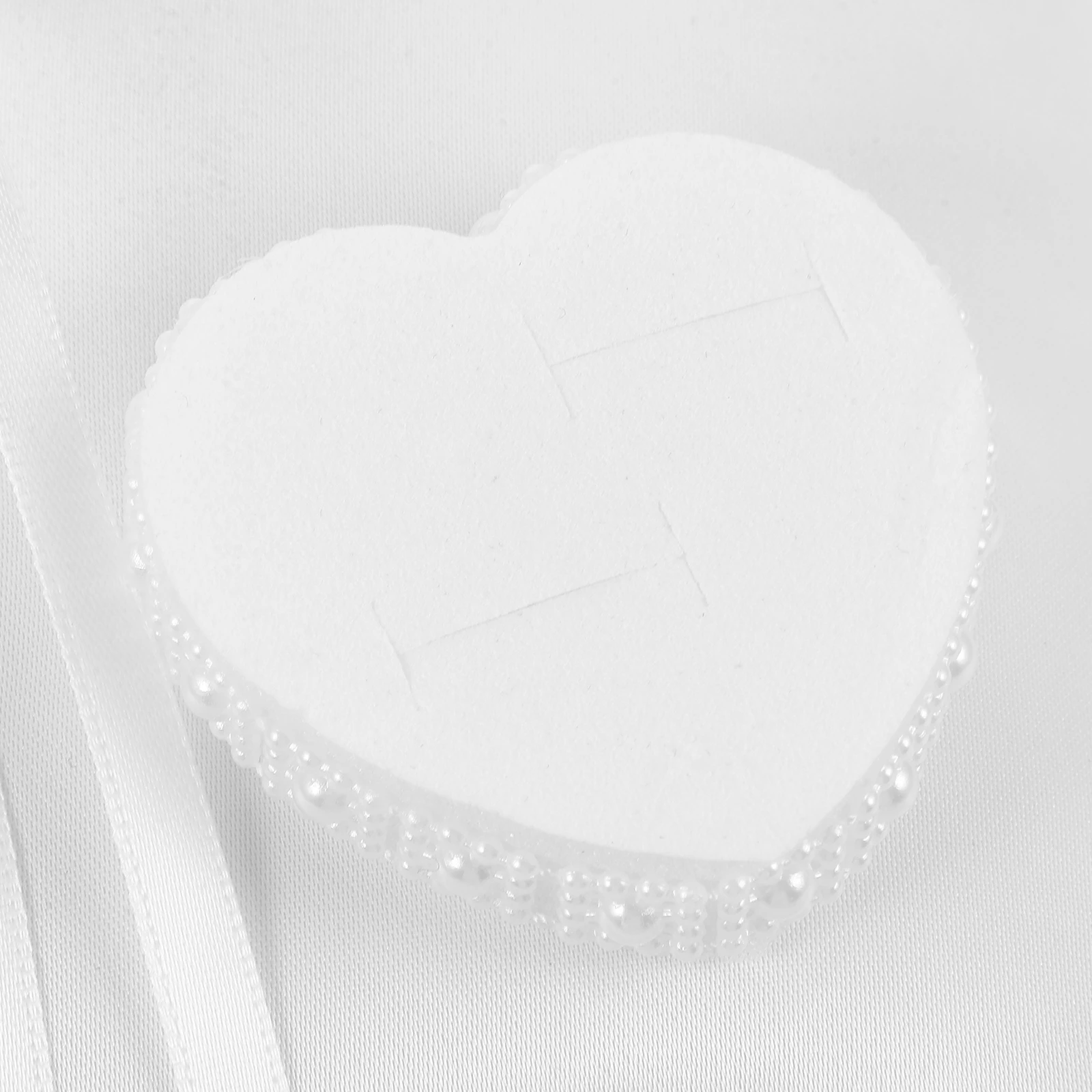 

Floral Design Wedding Ring Pillow Cushion Bridal Ceremony Holder Bearer Reusable Romantic Fashion Gift for Wedding Party
