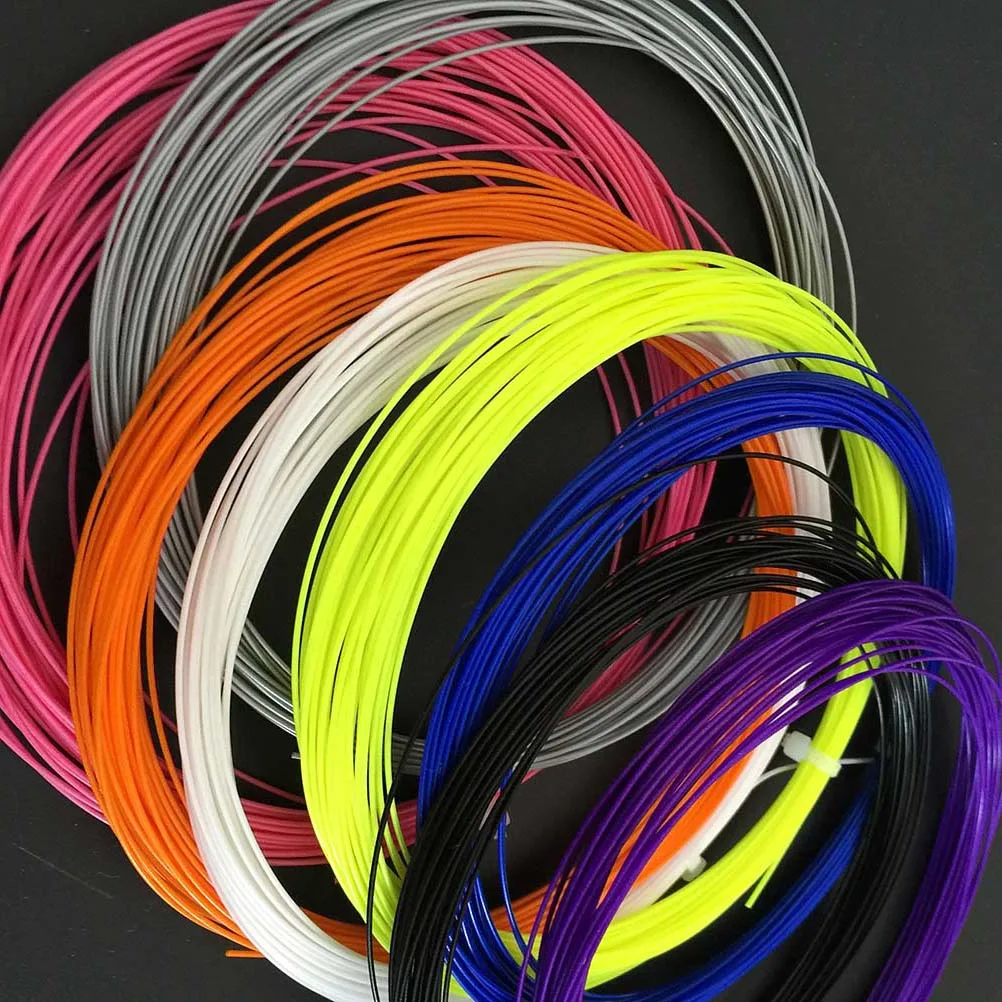 

Lasting High Elasticity Badminton Racket String Replacement Lines For Professional Use Accessories 10pcs