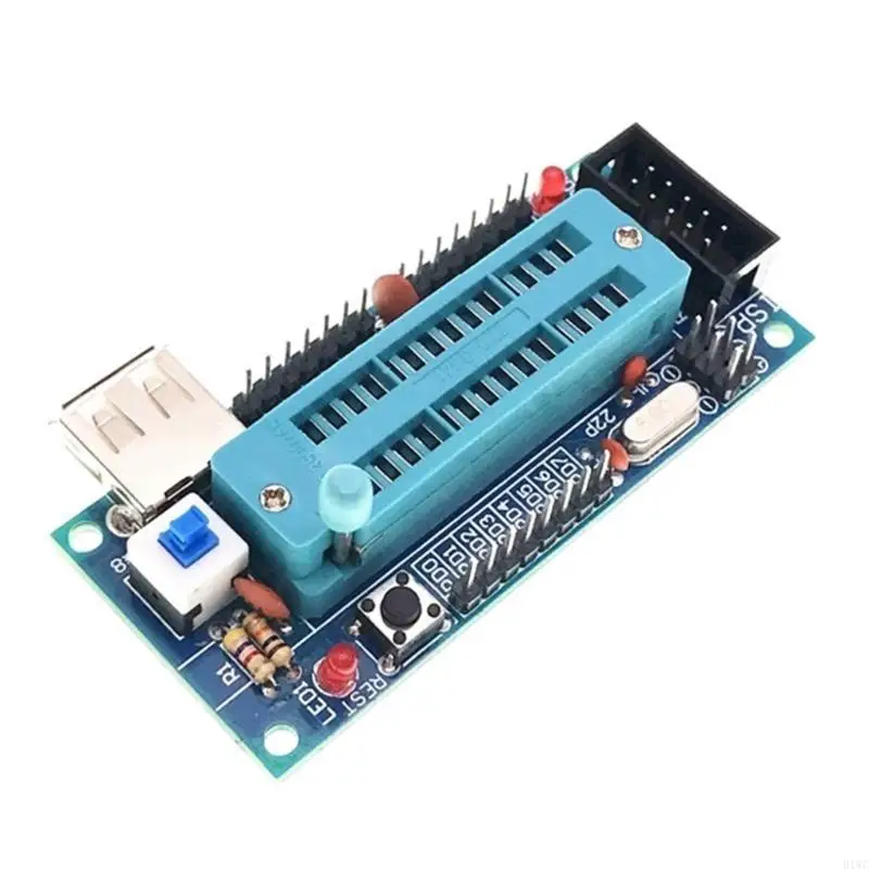 

ATmega8 ATmega48 ATMEGA88 AVR Circuit Board Development Board Module USB Port Electronic Component Accessories