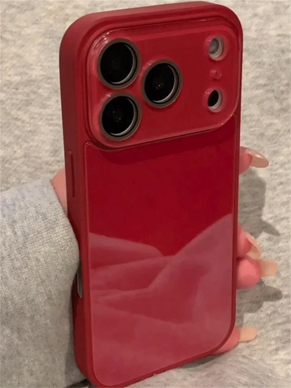 Luxuriöse Kamera-Schutzhülle aus gehärtetem Glas in Bonbonfarben für iPhone 15 16 17 18 Pro Max, stoßfest, weicher Rahmen, glatte harte Abdeckung – Detail 26