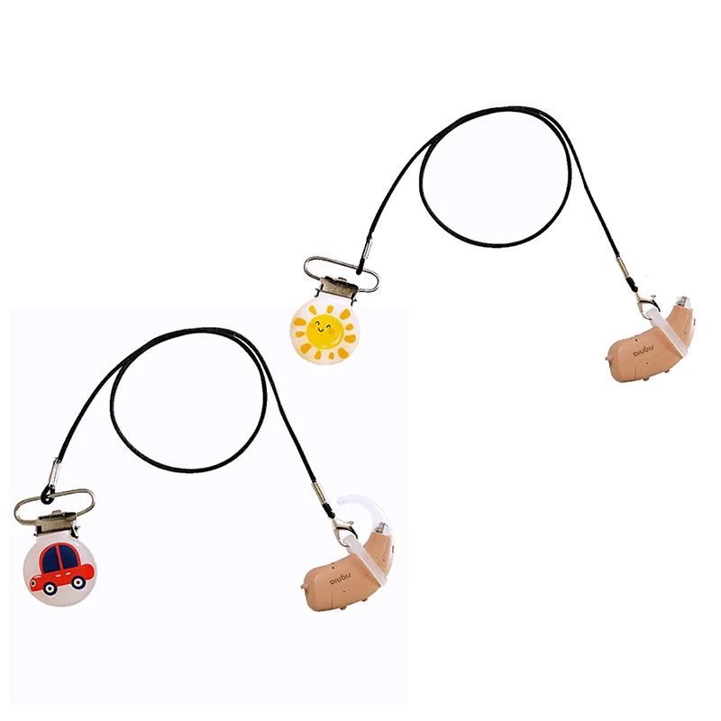 

Kid Hearing Aid Clip Clamp Rope Holder Protector Falling Losing Storage Case Box