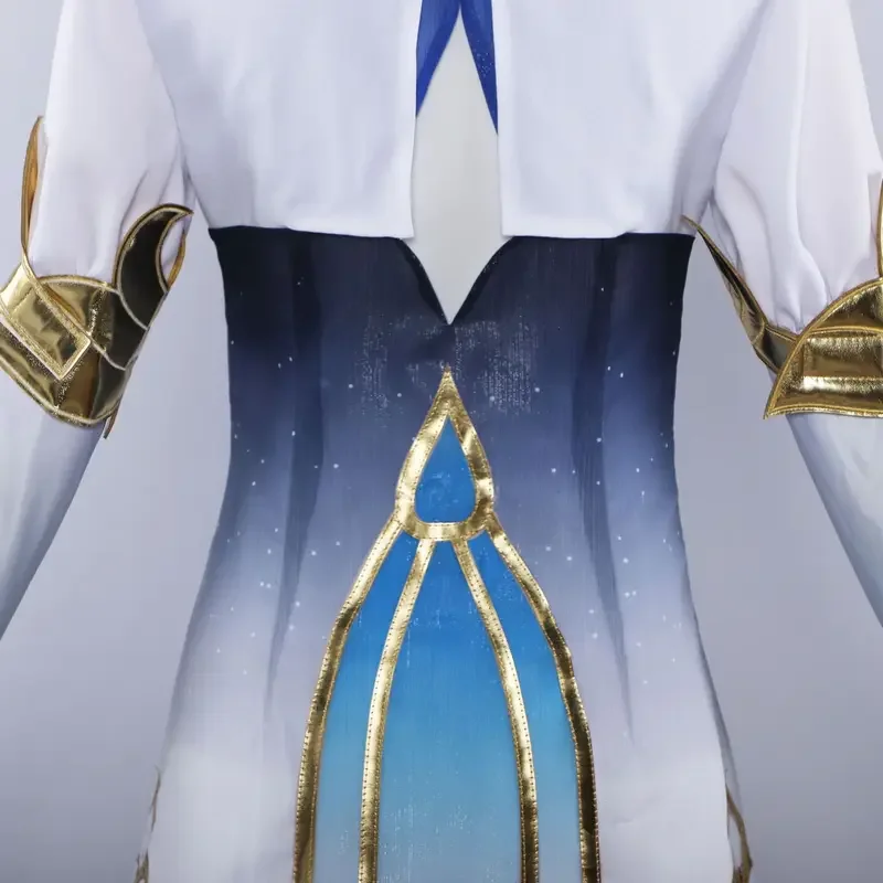 MN1 Furina Focalors Hydro Archon คอสเพลย์ชุดวิกผมรองเท้า Genshin Impact Focalors God of Justice Furina พระเจ้าชุด Out8/ yG