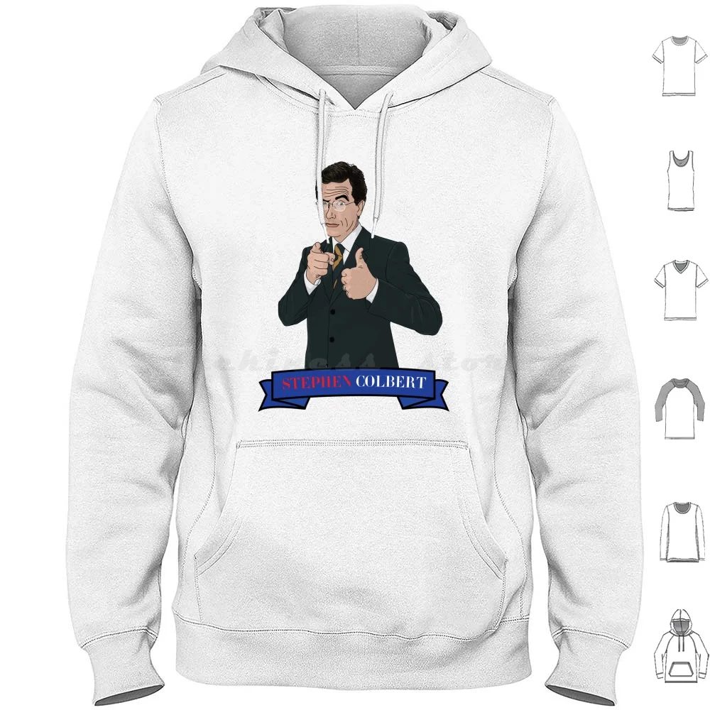 Stephen Colbert Hoodie Cotton Long Sleeve Stephen Colbert Colbert Late Night The Late Show The Late Show With Stephen