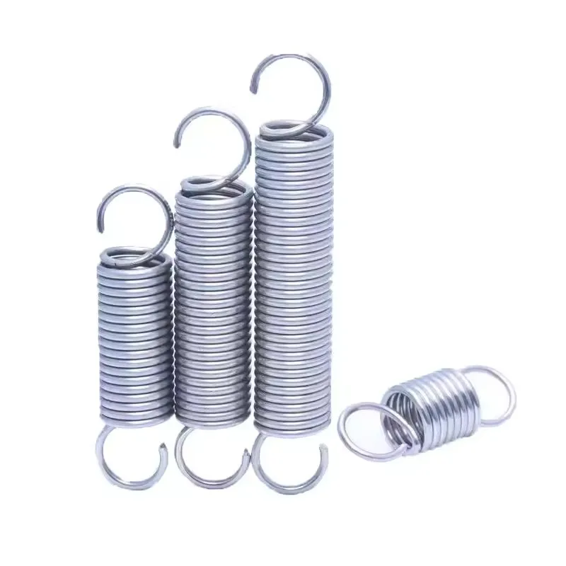 2Pcs Expansion Spring Galvanized Tension Spring Wire Diameter 1.2x8/9/10/12/14 Tension Spring Suitable For Automation Equipment