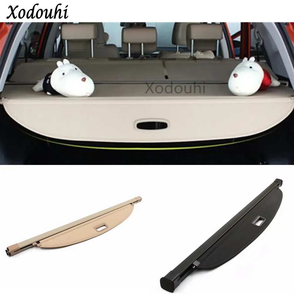 For Hyundai Tucson 2019 2020 2021 Rear Parcel Shelf Car styling Trunk Cover Material Curtain Rear Curtain Retractable Frame 1PCs