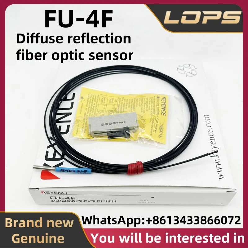 FU-4F KEYENCE  Diffuse Reflection Fiber Optic Sensor, consult for details