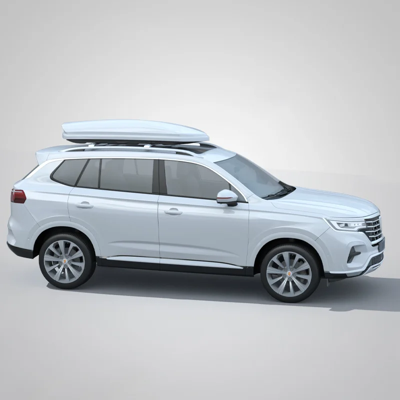 ABS Weatherproof Roof Cargo Carrier for SUV Sports-Style Roof Box for Car Top Luggage Storage Camping Travel Waterproof Feature
