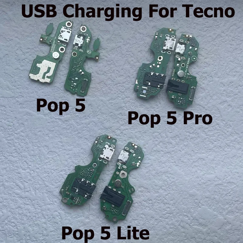 

For Tecno Pop 5 Pro Lite USB Charging Dock Board Connector PCB Port Plug Socket Mic Flex Cable