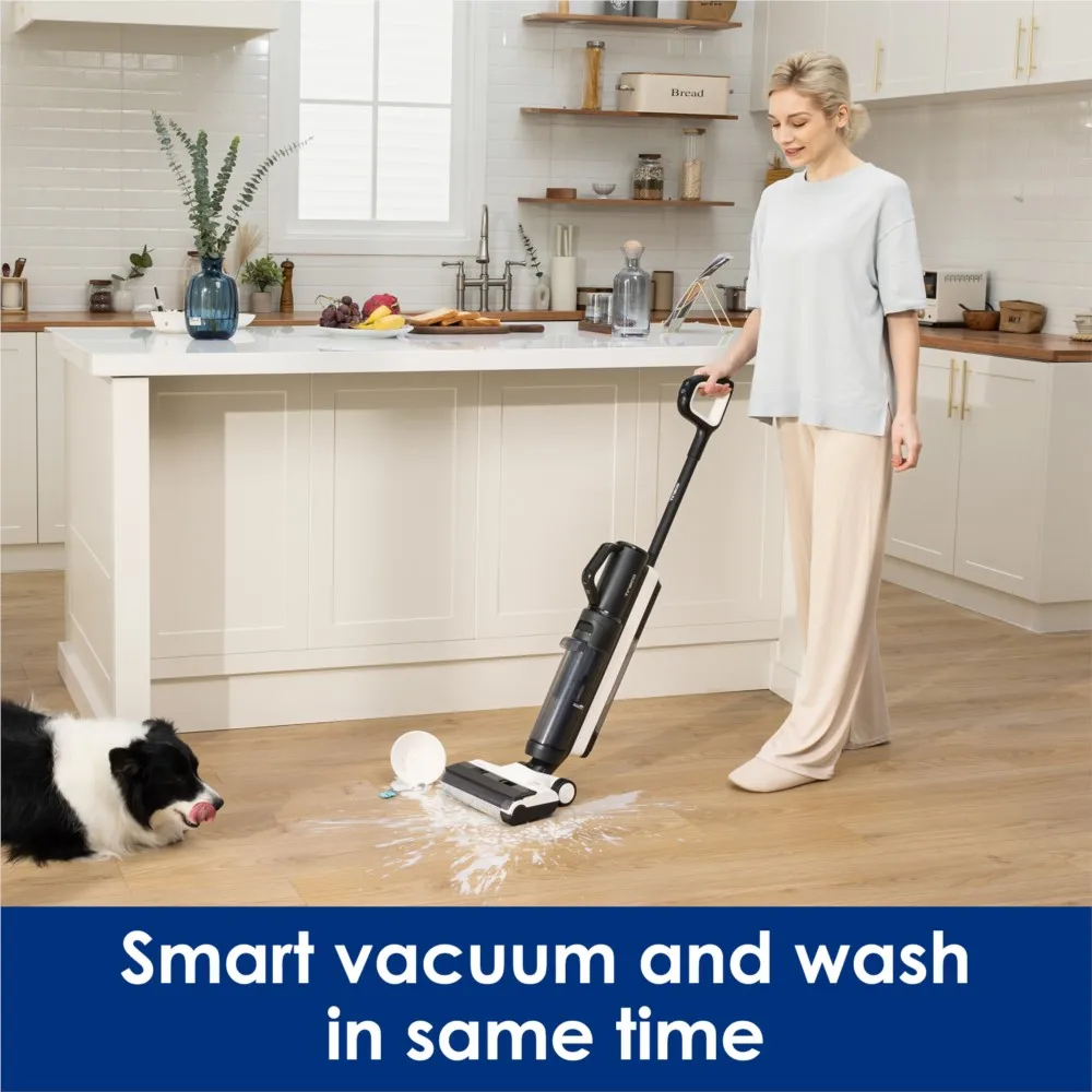 Tineco Floor One S5 Combo Wet Dry Vacuum Cleaner Cordless Smart Floor Washer Upright Home Electric Mop Wireless Self-Cleaning