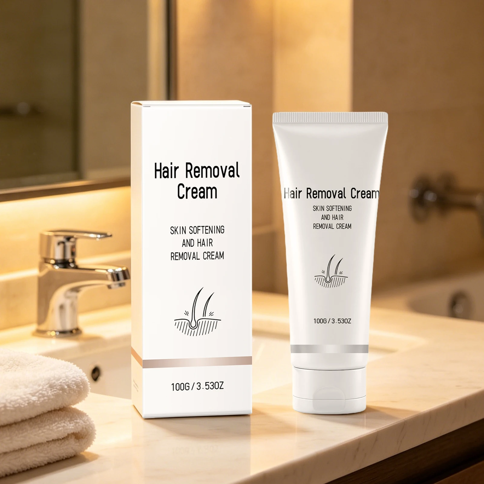 Instant Hair Removal Cream Gentle Painless Remove Hair Smooth Nourish Skin Easy Apply No Redness Personal Care Hair Remove Cream