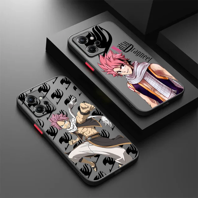 F-Fairy T-Tail N-Natsu D-Dragneel Frosted Translucent For Redmi 8 8A 9A 9C 9AT 9 9T 10X 10A 10C 10 11A 12C 12 13C 5G Cover