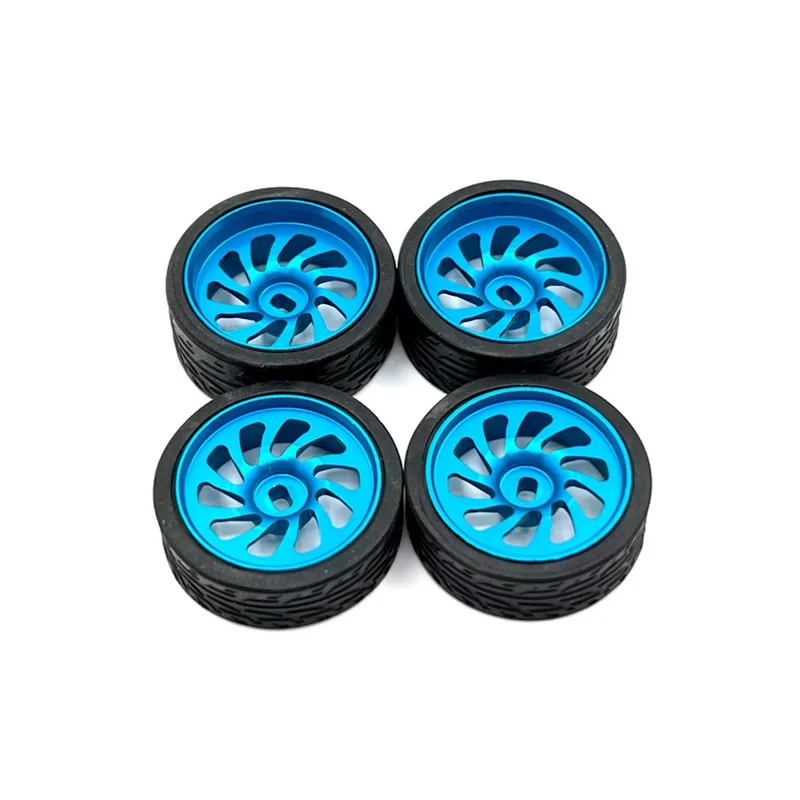 1/28 Wltoys 284131 K969 K979 K989 P929 Kyosho Mini-Z 26mm Racing Tire Tyre Metal Wheel Rim 1:28 RC Car Upgrades Parts