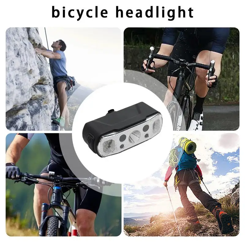 1pc LED Bicycle Light Front 2000mAh USB Rechargeable MTB Bike Lamp Headlight Gesture Sensor Bike Headlight High Brightness