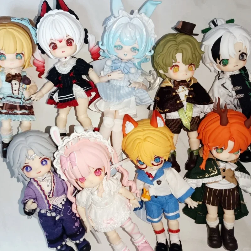 

Оригинальная серия Nagi Beast Fifth Generation Fantasy Record, 4-я слепая коробка Mjd, подвижная шарнирная кукла, 12-точечная подарочная игрушка ручной работы