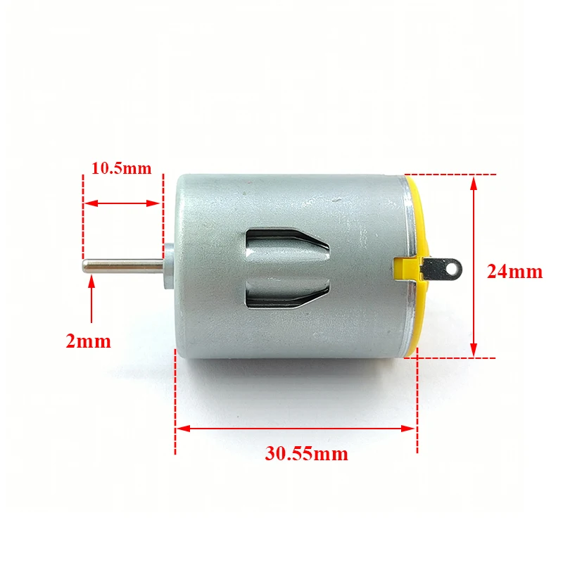 

RP280-EN/20120 Mini 280 Motor DC 6V 9V 12V 15000RPM High Speed Micro 24mm Round Spindle Motor DIY Hobby Toy Car Boat Fan Model