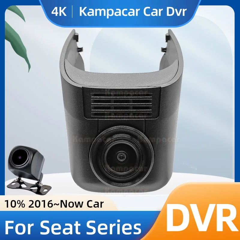 Kampacar 4K 2160P ST13-F Dash Cam Recorder For Seat 60mm Leon FR ST 5F Toledo Ibiza Arona Cupra Ateca Fit 10% 2016-2024 Car Dvr