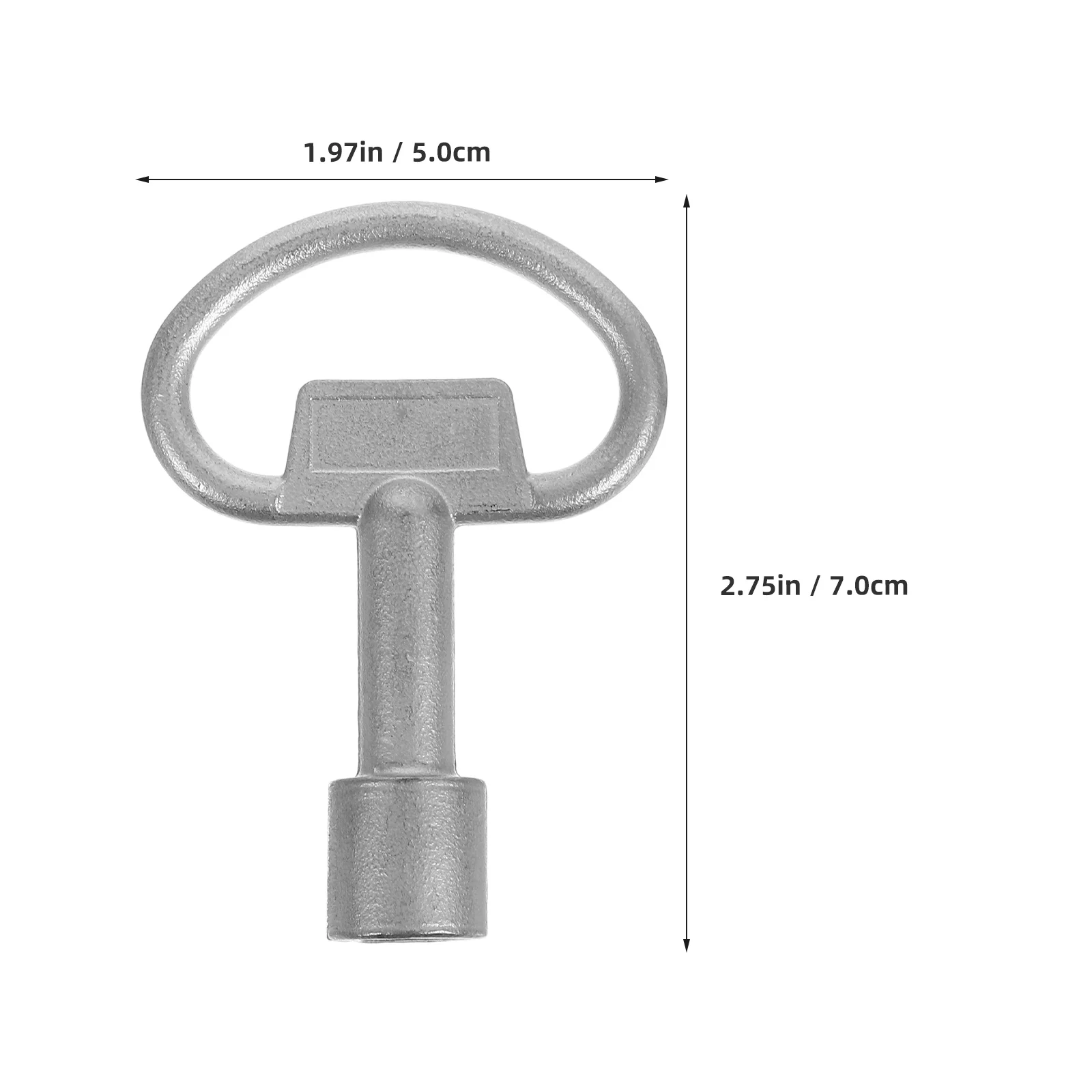 สามเหลี่ยม SOCKET Spanner สแตนเลสสามเหลี่ยมล็อค Universal Utility Key สําหรับถังขยะชุมชนขยะกลางแจ้ง