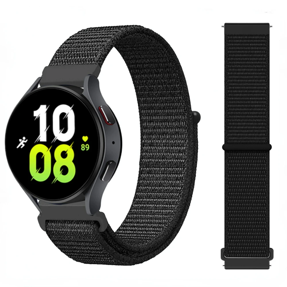 Cinturini per Samsung Galaxy Watch 3 4 classic 5 Pro Active 2/Gear S3 Nylon Loop Correa bracciale Huawei Watch GT 2 3 cinturino 22mm 20mm
