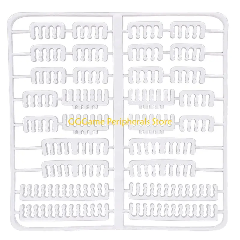 U55B Power Wire Guide 28PCS Snap-Off ABS Routing Board for Builders and Desktop Cable Spacing Work in Case Layouts