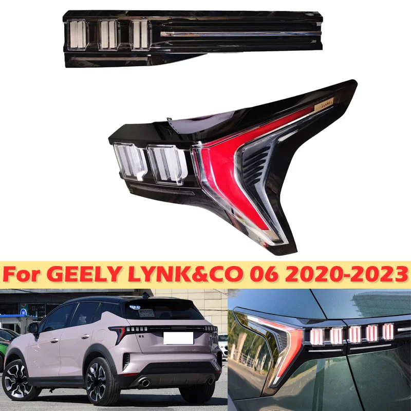 DinCh NEW For GEELY LYNK&CO 06 2020-2023 Taillight Brake Light Rear bumper taillamps tail light Assembly
