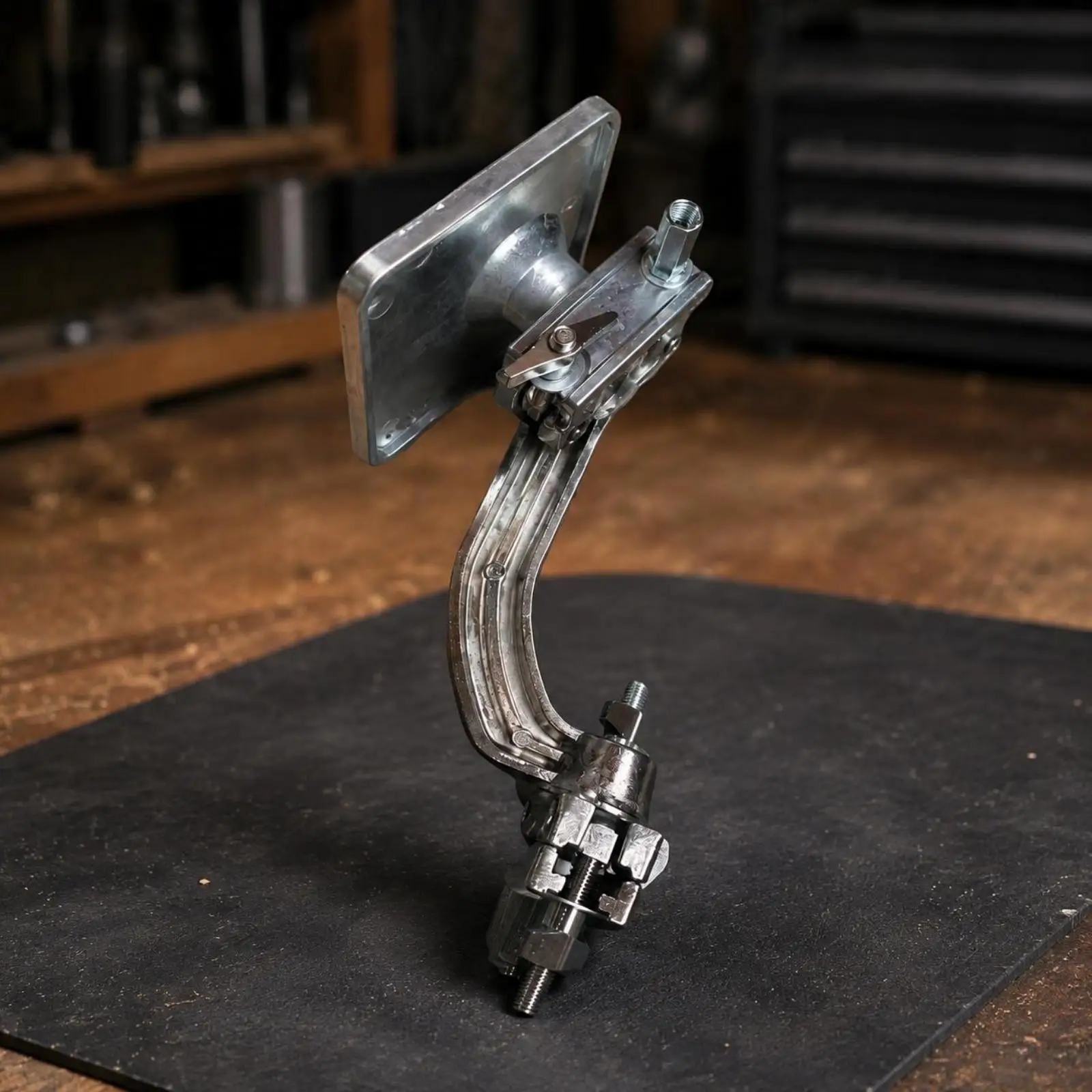 Electronic Drum Pad Mounting Arm Adjustable Zinc Alloy Bracket for Drum Kit Professional Set Installation
