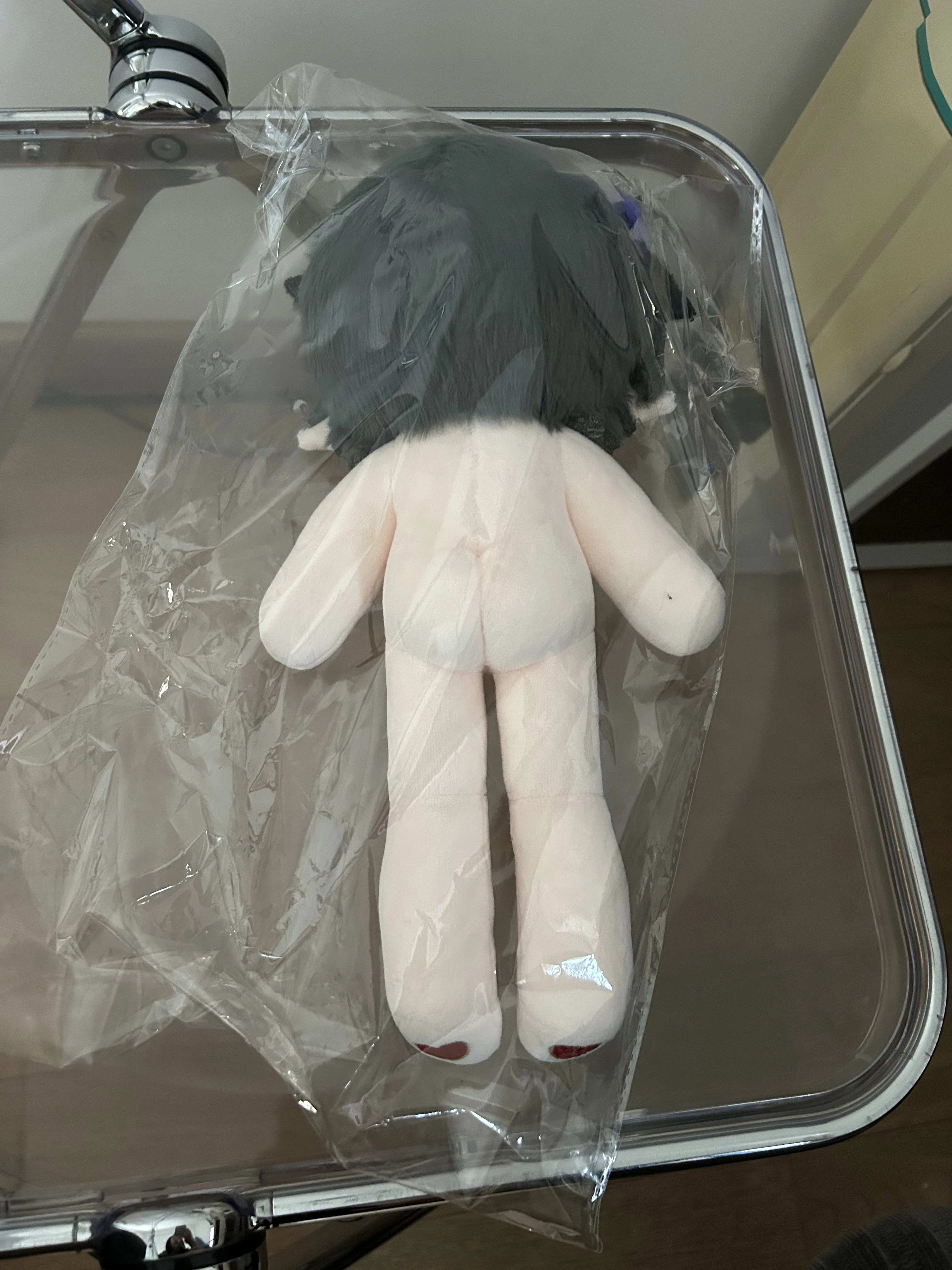 In Stock Game Ensemble Stars あんさんぶるスターズ! 20cm Kagehira Mika Long Leg Naked Cotton Dolls  Plushie Figure Models Mascot Doll Toys