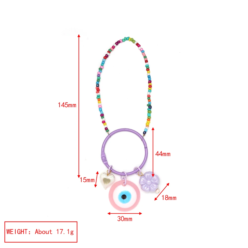 Lucky Eye ручной работы разноцветный брелок из бисера турецкий кулон от сглаза брелок автомобильный брелок для женщин мужчин модные украшения