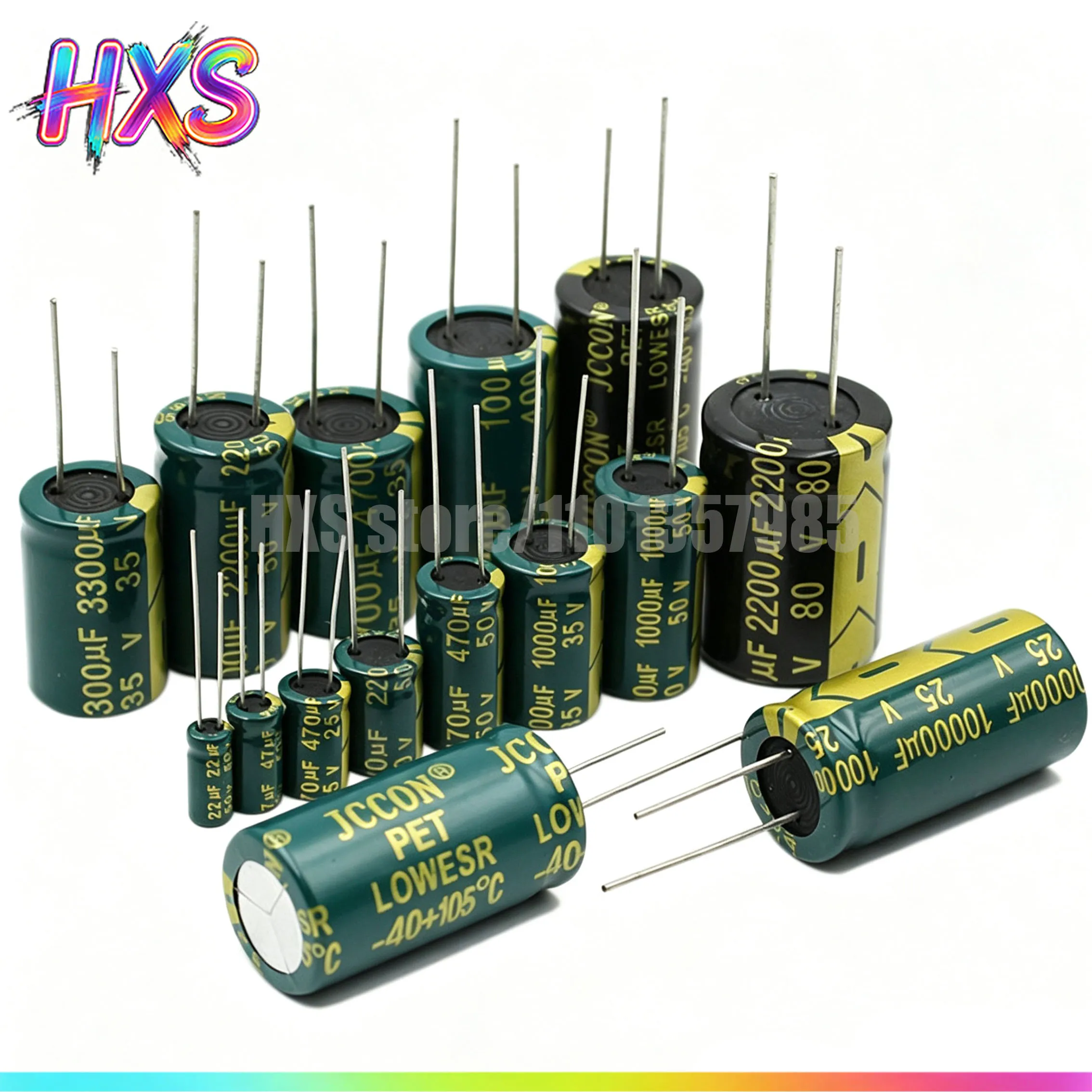 6.3V 10V 16V 25V 35V 50V 63V 100V 400V 450V Aluminum Electrolytic Capacitor 10UF 47UF 100UF 220UF 330UF 470UF 680 1000UF 1500UF