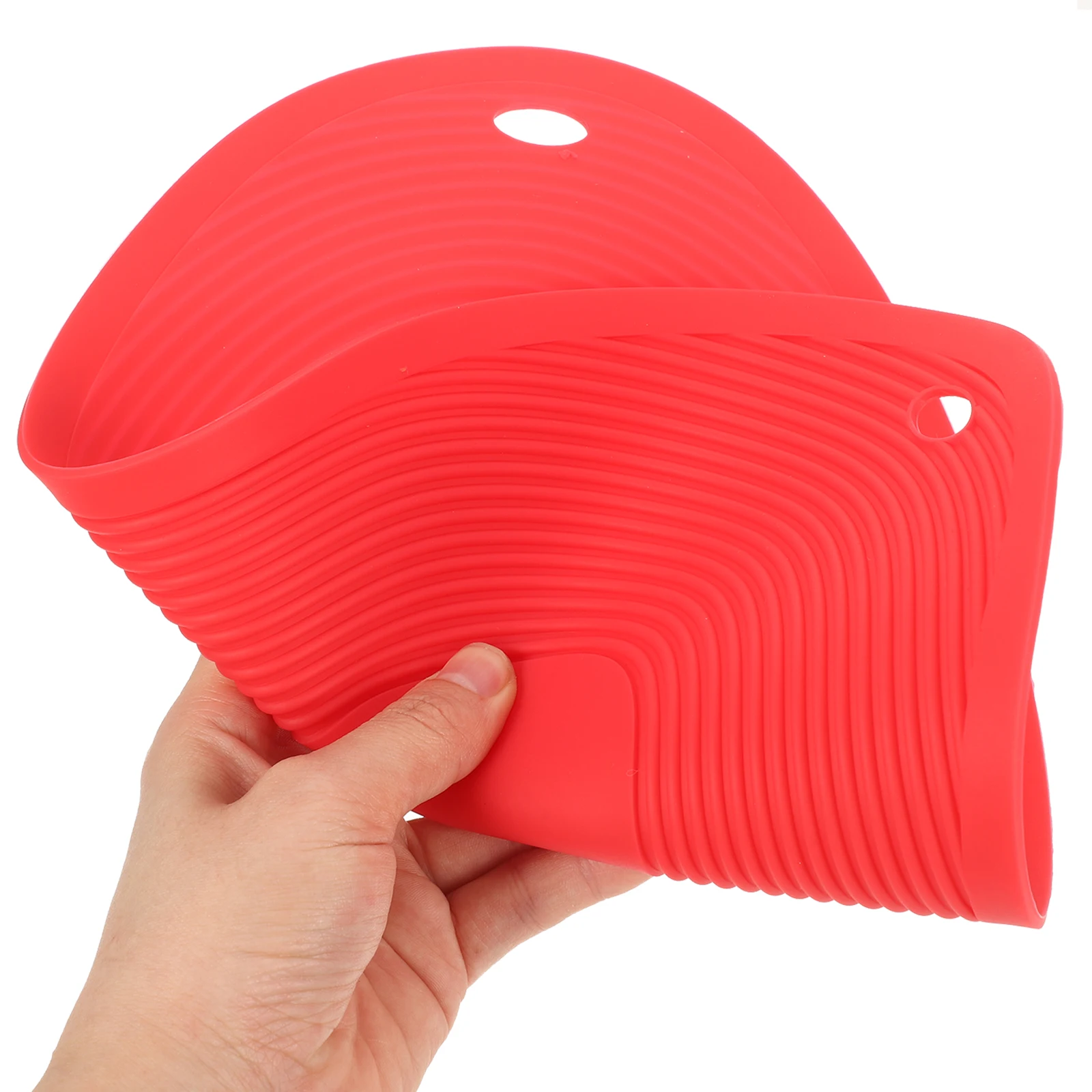 

Thick Silicone Trivet Heat Resistant Multi-Purpose Non Slip Table Pot Pad Countertop Dish Protector Household Kitchen Gadget