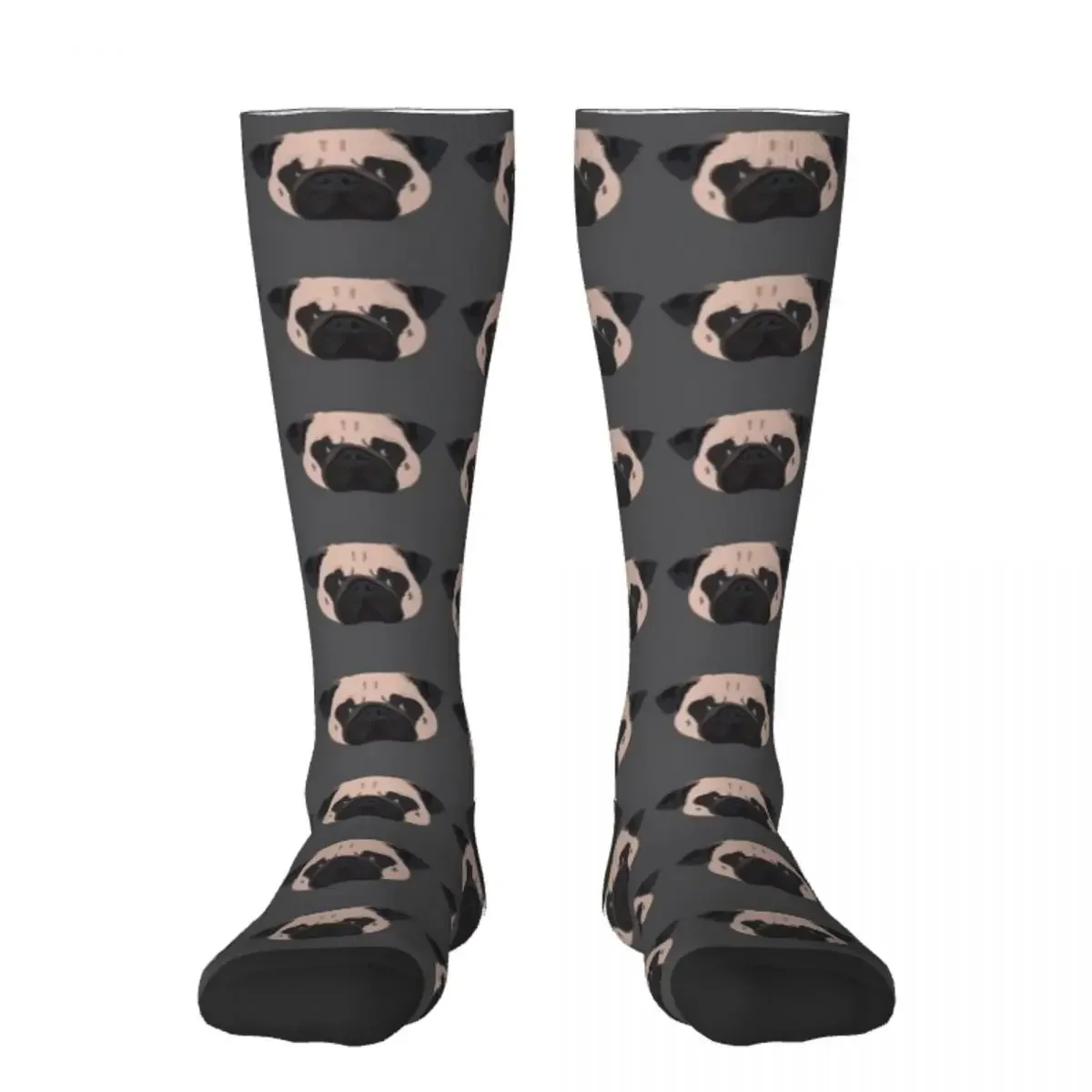 Winston the Pug Socks cotton Stockings man essential gym Socks Man Women's