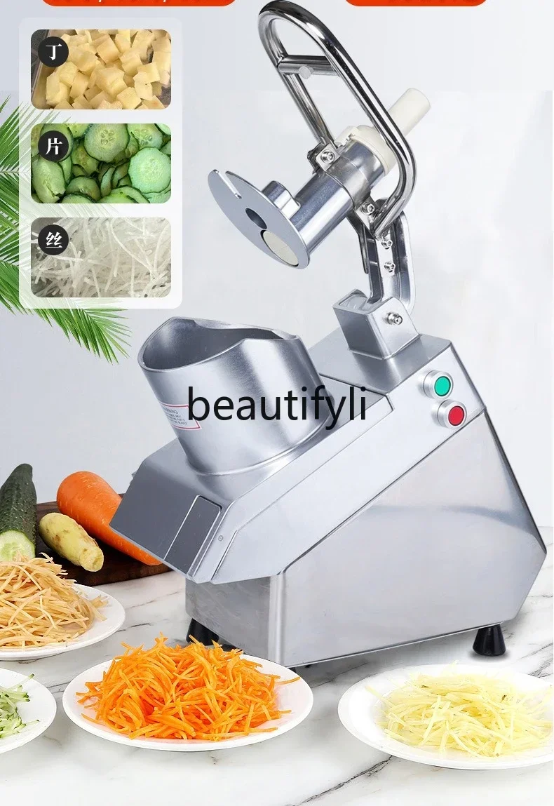 

AB02 Полностью автоматическая овощерезка Коммерческая многофункциональная овощерезка для столовых, кубиками, ресторана, электрическая овощерезка