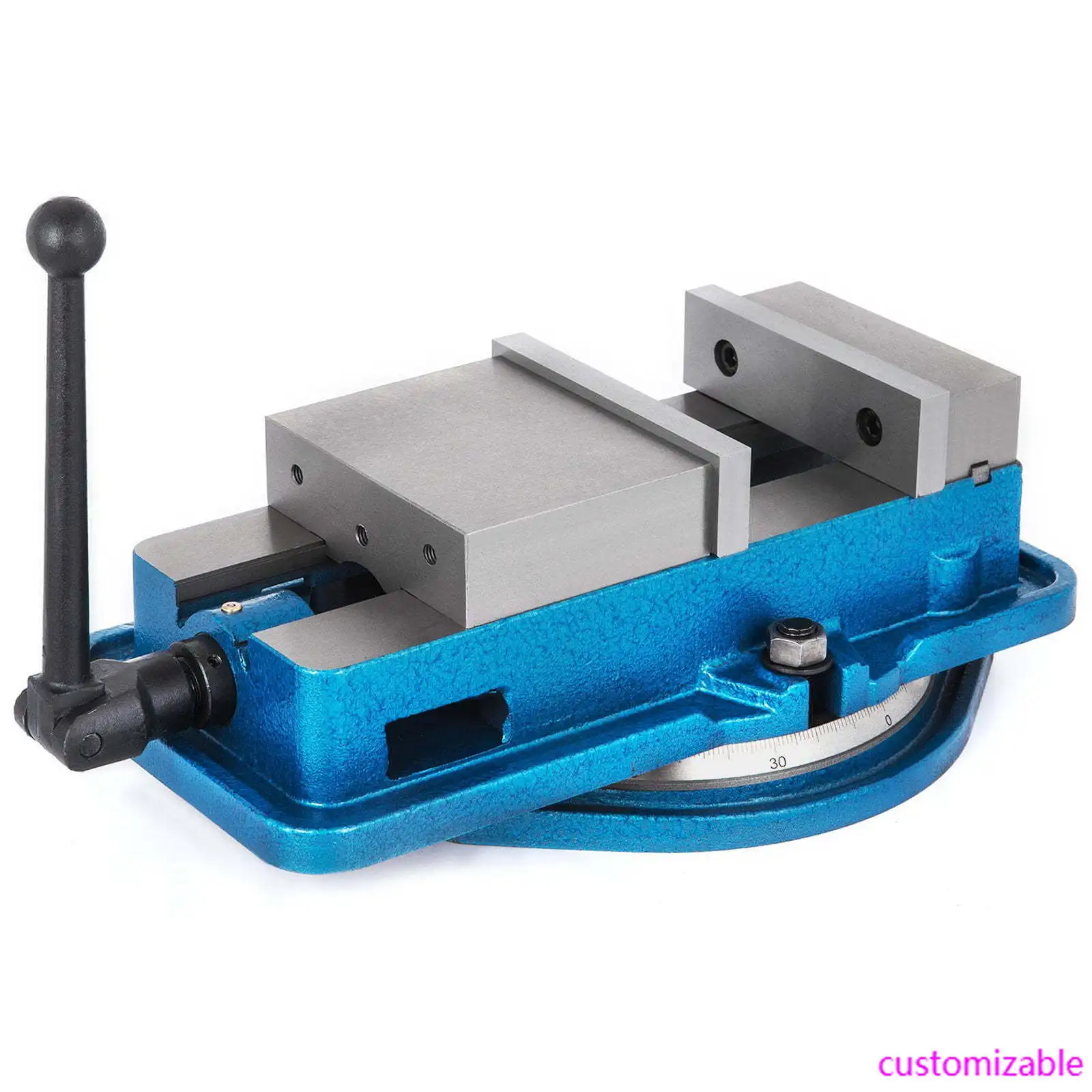 

3 Inch Heavy Duty Milling Vise Bench Clamp Vise High Precision Clamping Vise 3 Inch Jaw Width with 360 Degree Swiveling Base