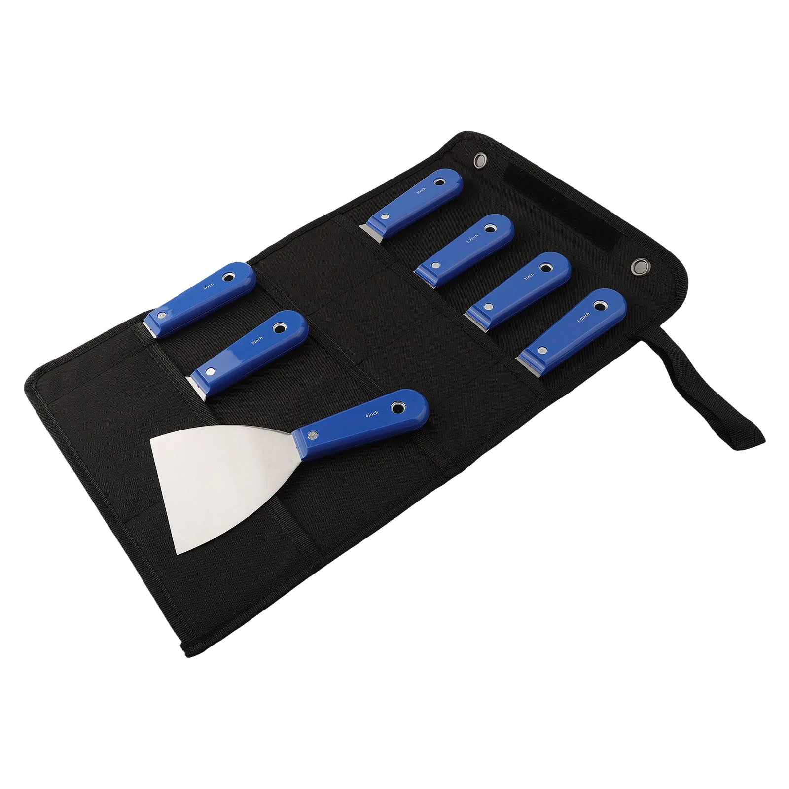 

For DIY Projects 11.42*8.66*0.79 In Drywall Tools 7pcs Scraper Set For Drywall Ergonomic Scraper Carbon Steel Construction