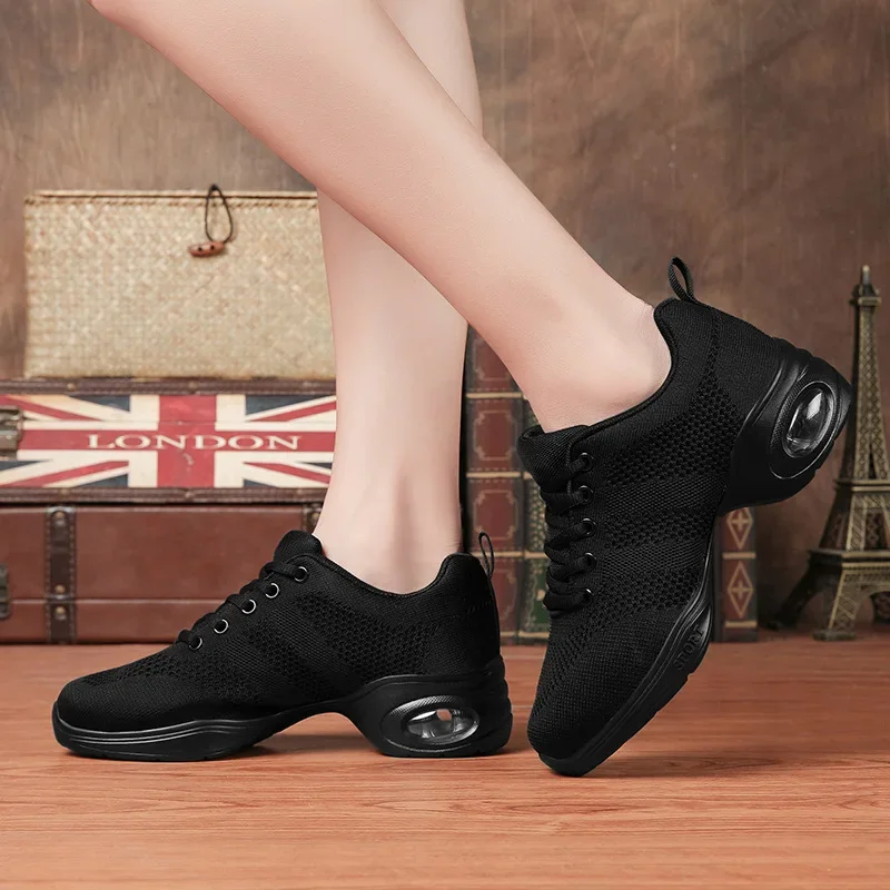 Soft Outsole Breath Dance Shoes Sneakers for Woman Practice Shoe Modern Dance Jazz Shoes Feminino Zapatos