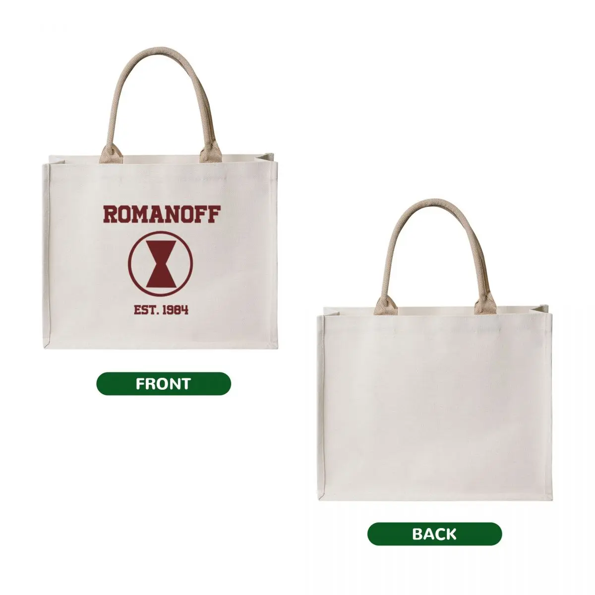 Romanoff university Tote Bag eco pack bags for women tote bag university Big bag