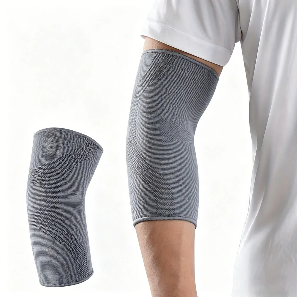 1 Stück Ellenbogen-Kompressionsbandage, zur Unterstützung des Tennis- und Golf-Ellenbogengelenks, mit hoher Elastizität und Komfort für Fitness, Tennis