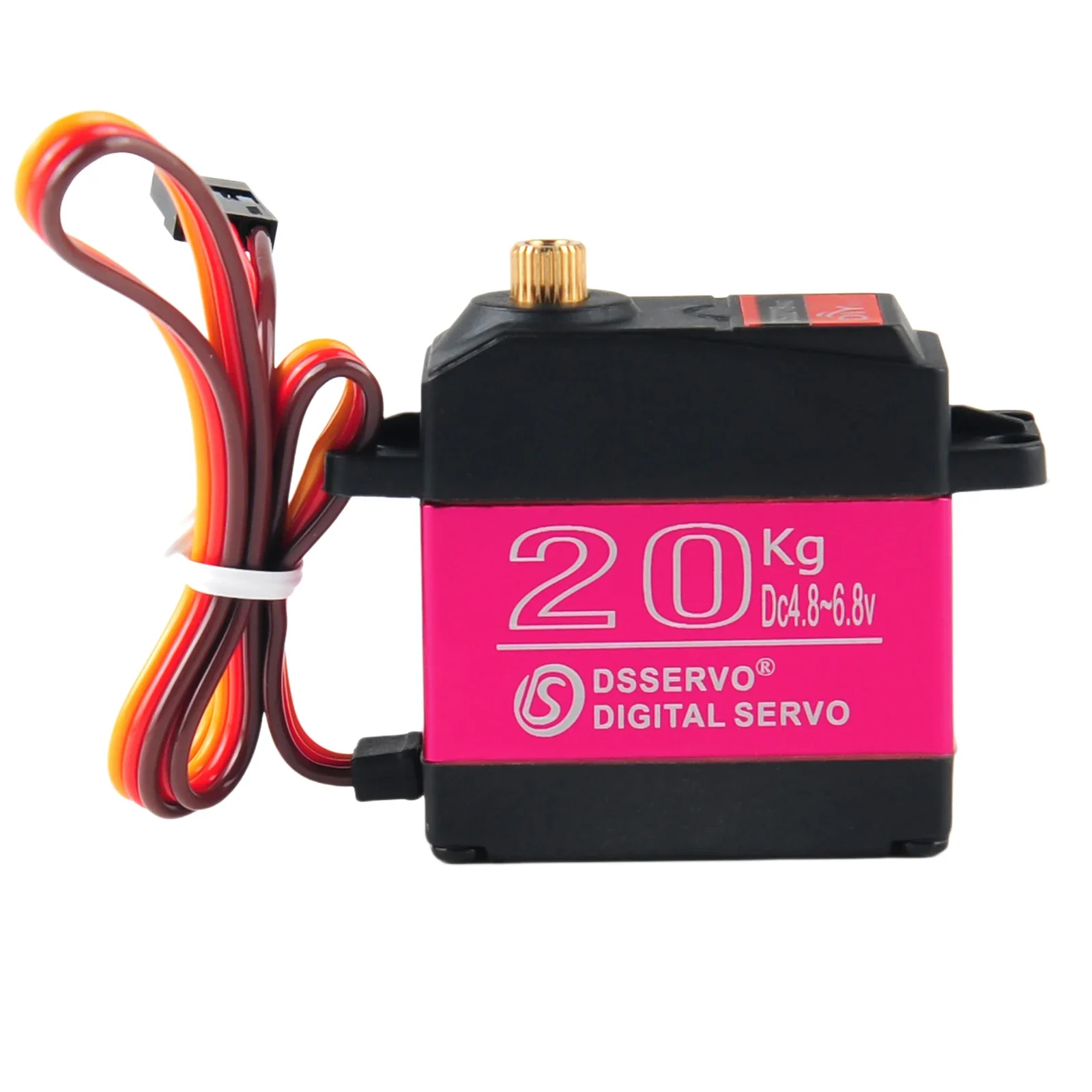 Servomotore digitale DS3218 da 20 kg 180 ° /270 °   Parti del modello di funzioni di potenza per servi ingranaggi completamente metallici a coppia elevata per auto RC/braccio robotico