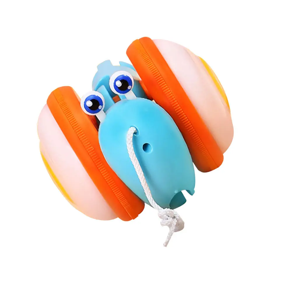 Snail Pulling String Traction Cartoon Snail for Toddler Learning Baby Walker Crawling Early Education Pulling Rope