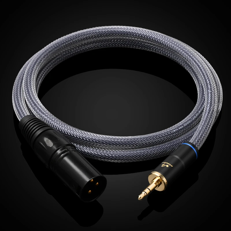 Ataudio hifi 3,5mm zu xlr Mikrofon Audio kabel 3,5 Stereo-Buchse zu xlr Stecker/Buchse Mikrofon kabel für Soundkarte Computer 3