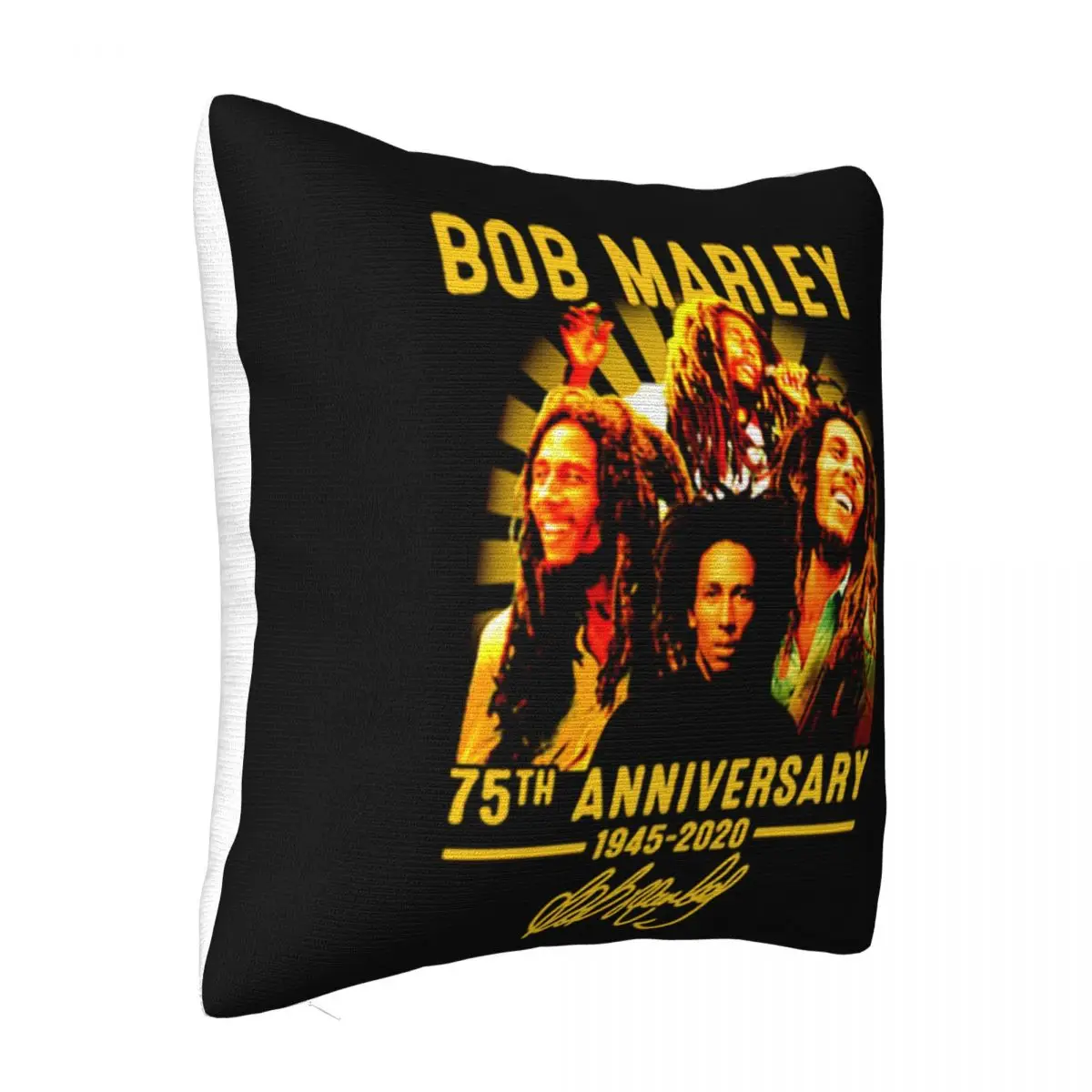 Bob Marley 75Th Anniversary 1945 2020 Signature Fitness Top Quality Summer Woman Personalized Pillow Case