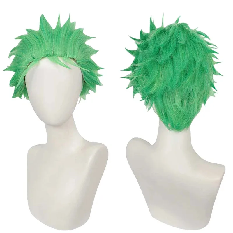 qq023egghead-ile-zoro-cosplay-costume-roronoa-perruque-boucles-d'oreilles-garcons-hommes-adulte-halloween-carnaval-deguisement