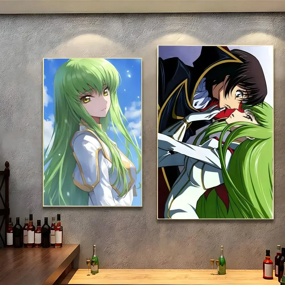 Mecha anime Code Geass Poster Peel And Stick Indoor Bedroom Wall Decor Aesthetic Gift