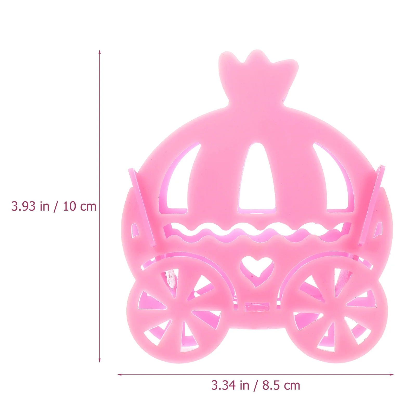 

4Pcs Carriage Candy Box Elegant Gift Holder for Weddings Birthday Parties and Home Decorative Projects Carriage Candy Box