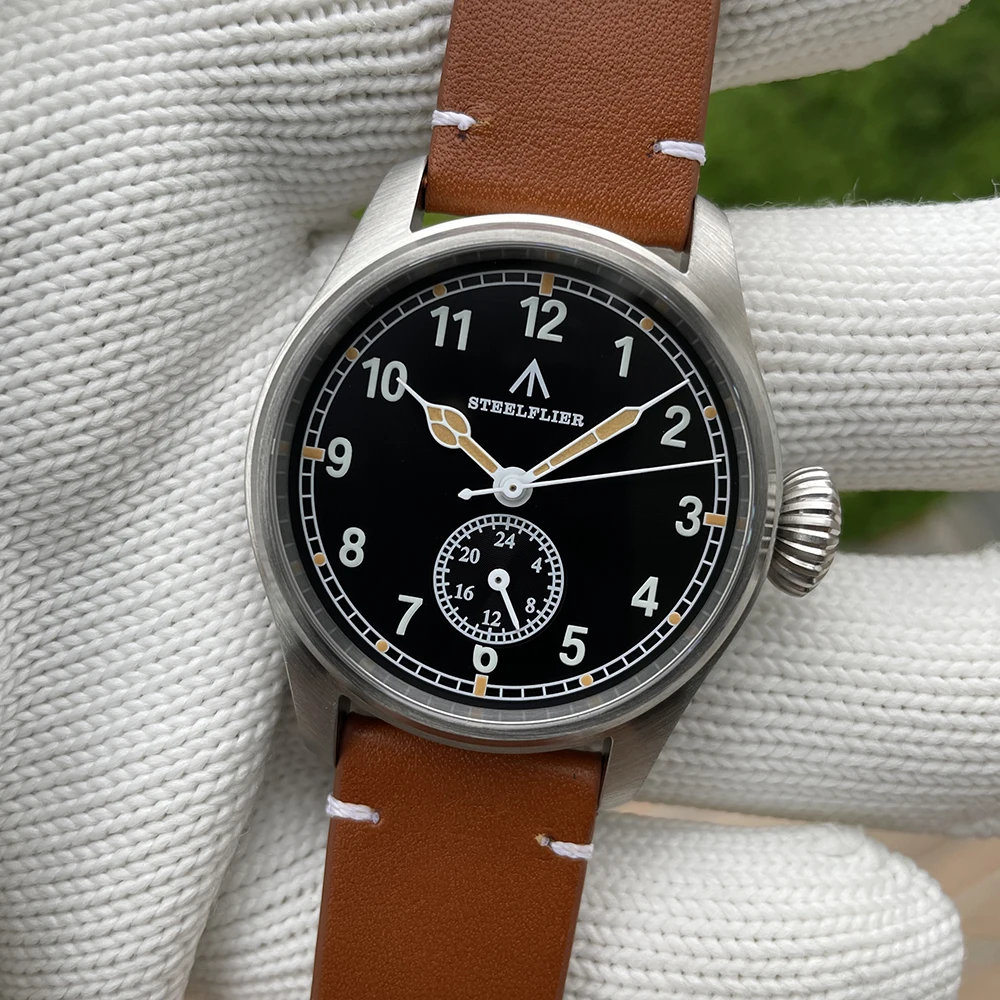 STEELFLIER Offizielle SF746 Quarz-Armbanduhr VH60 Stummschaltung 4 Zeiger Schweizer BGW9 C3 Leuchtende Mode 200 m wasserdichte Uhr – Detail 19