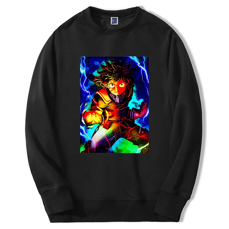 

My Hero Academia Hoodie For Men/women Anime Bakugou Graphic Sweatshirt Round Neck Oversize New Moletom Sportswear Sudadera Anime