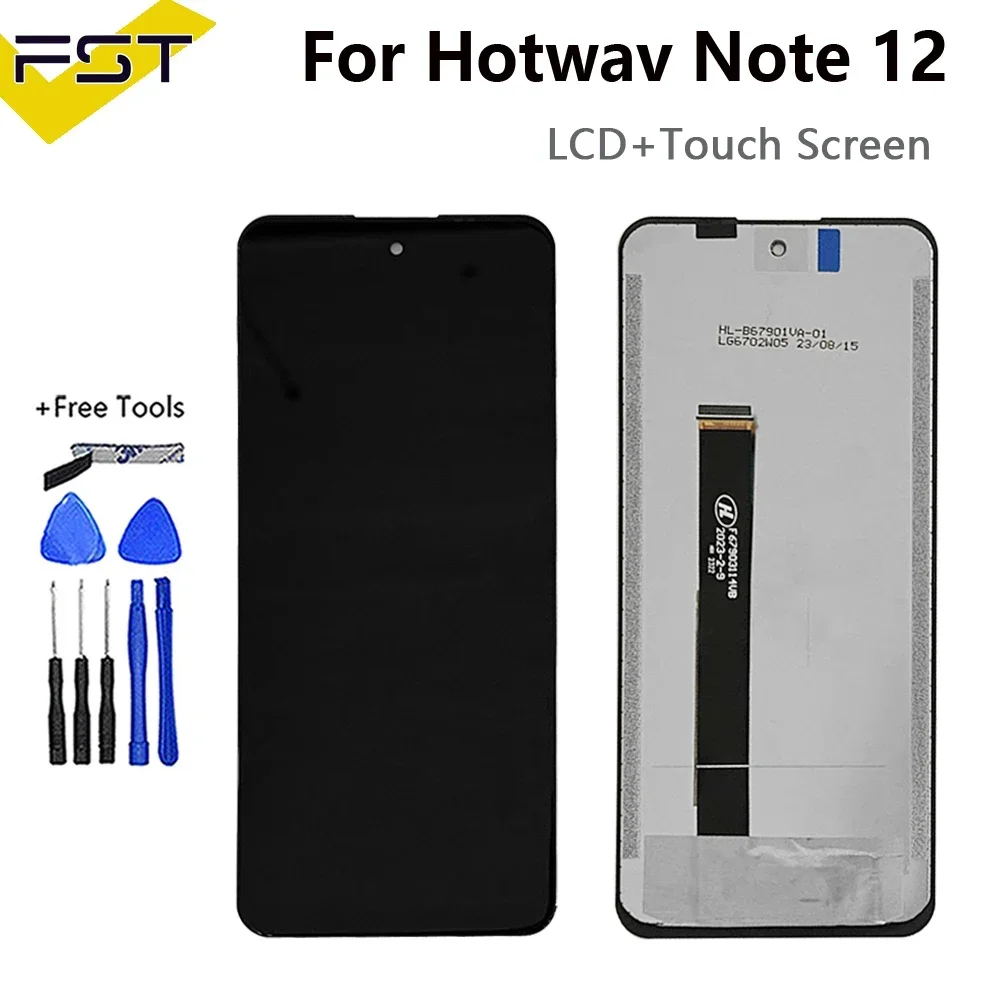 6.8 "oryginalny wyświetlacz dla Hotwav Note 12 Note12 wyświetlacz LCD ekran dotykowy Digitizer zgromadzenie dla Hotwav Note 12 naprawa ekranu