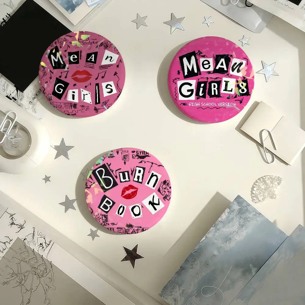 Movie M-Mean G-Girls Laser Badge Creative Pins Brooch for Bag Clothes Hat Decor Gifts Fans Collect