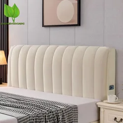 Universal Bed Headboard Backrest Protector Dust Cover All-inclusive Elastic Bedhead Covers Bedroom Removable Bedside Bedspread